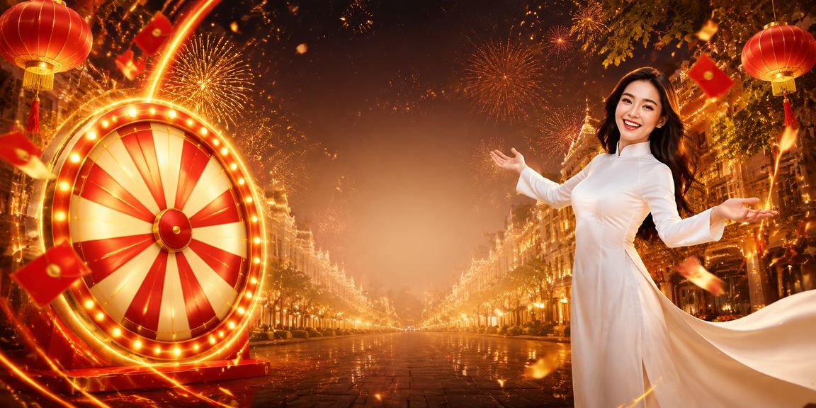 Người phụ nữ Việt Nam trong trang phục áo dài trải nghiệm roulette trực tuyến tại Hà Nội