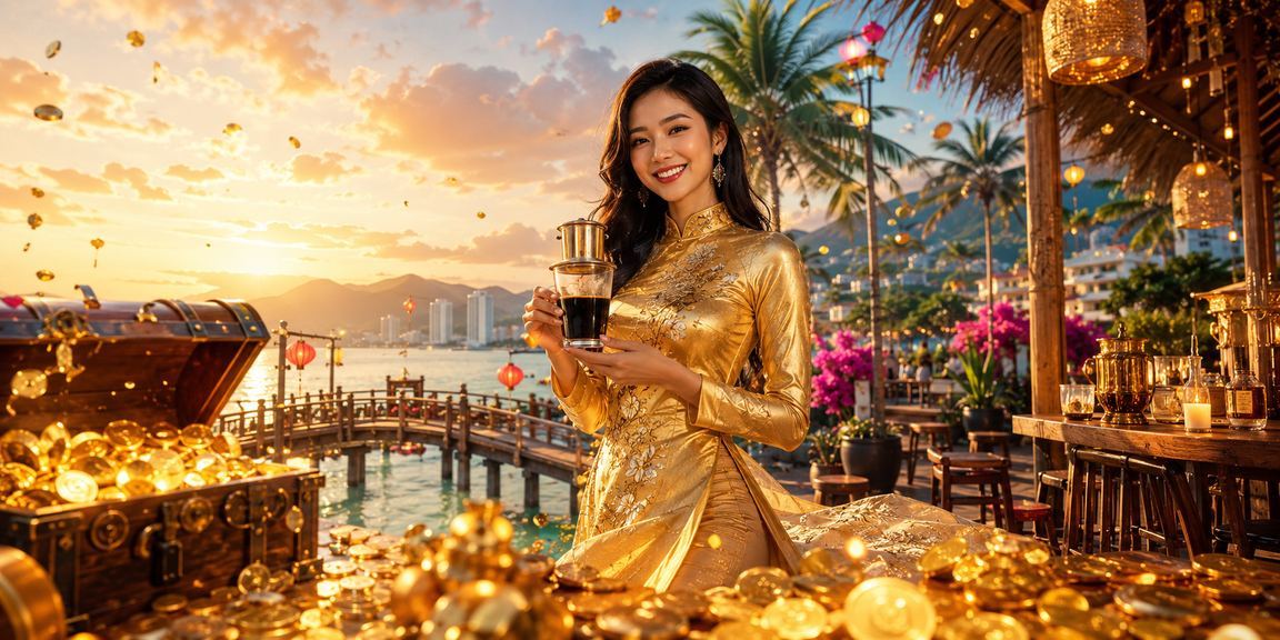 Người phụ nữ mặc áo dài tại Nha Trang tham gia cá cược casino trực tuyến an toàn